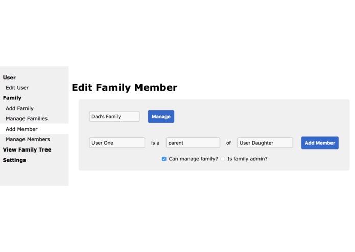 MyFamily – screenshot 2