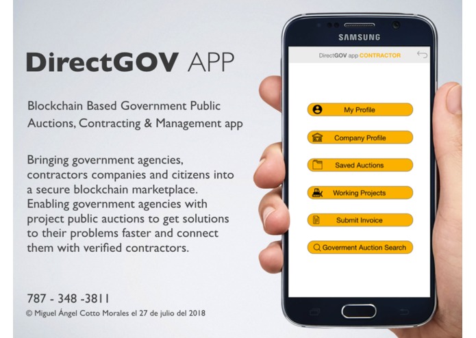 Direct GOV app - Auctions, Contracting & Management – screenshot 1