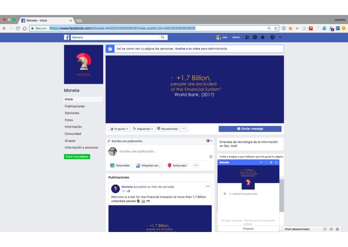 Moneta – screenshot 2