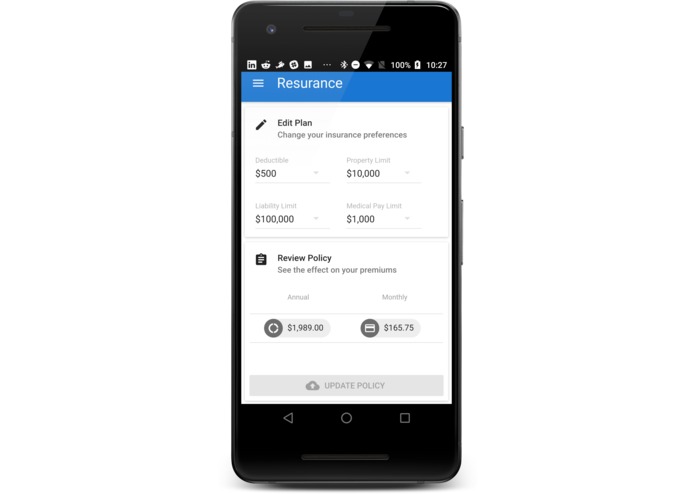 Resurance – screenshot 1