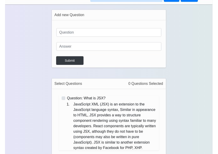 VI -  Virtual Interviewer – screenshot 1