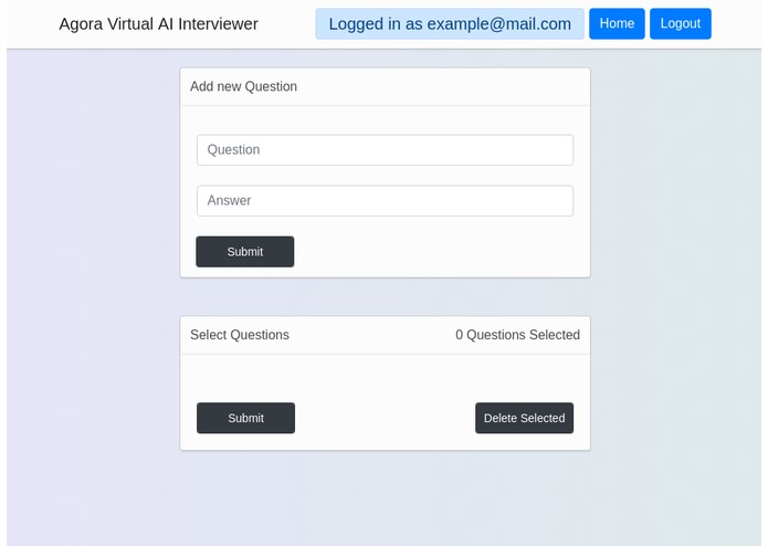 VI -  Virtual Interviewer – screenshot 3