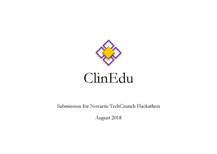 ClinEdu - Extended Innovation Challenge – screenshot 1