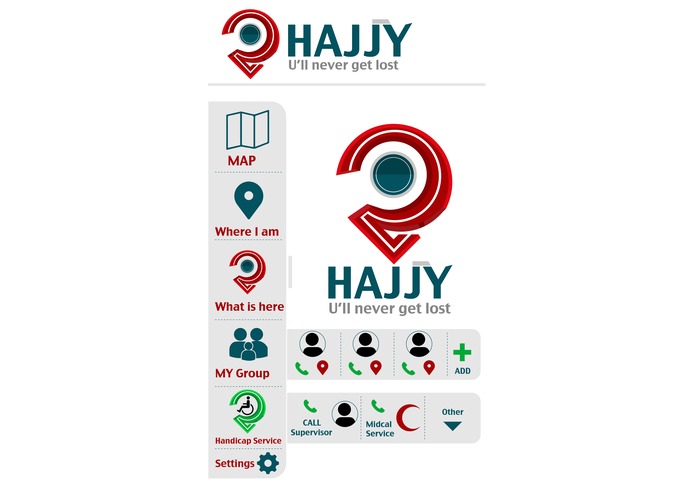 F-016-Hajjy Geo-Location Augmented Reality Application – screenshot 1