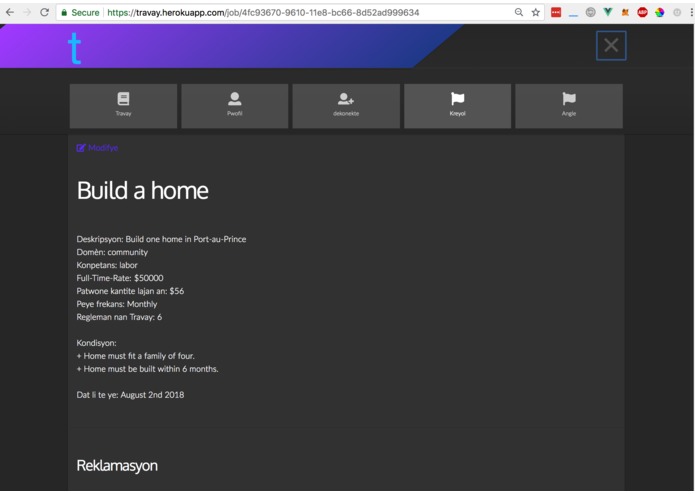 Travay – screenshot 1