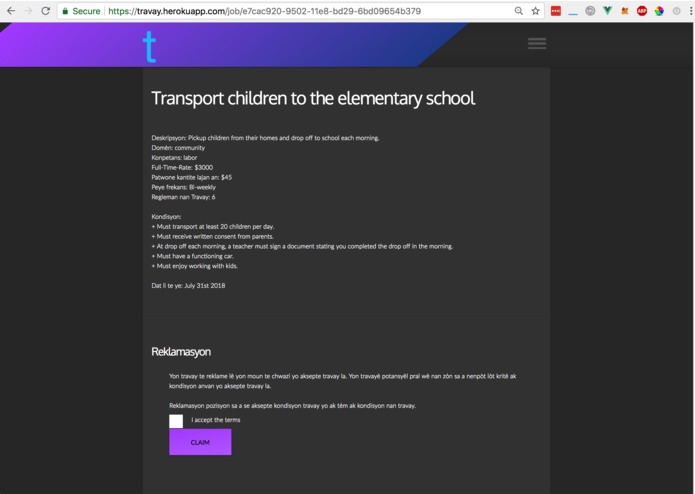 Travay – screenshot 3