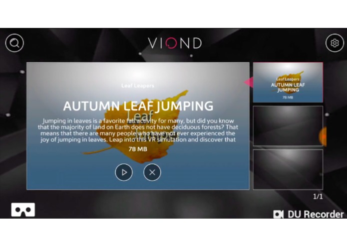 Autumn Leaf Jumper: Viond VR App #VRBucketList – screenshot 4