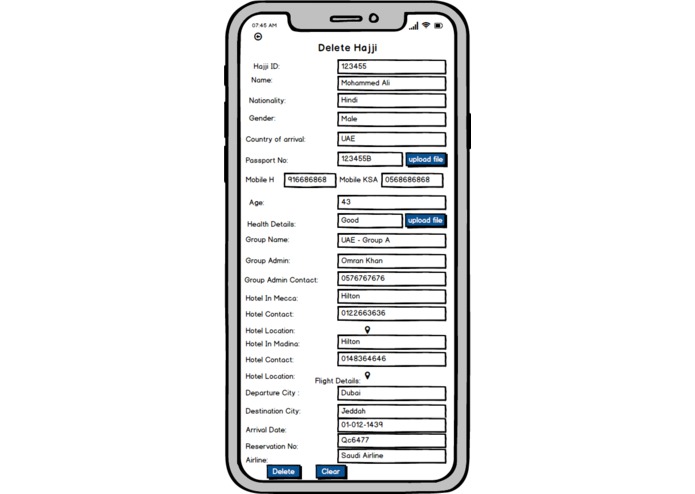 C-041 Hajji Tracking System – screenshot 5