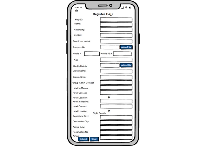 C-041 Hajji Tracking System – screenshot 9