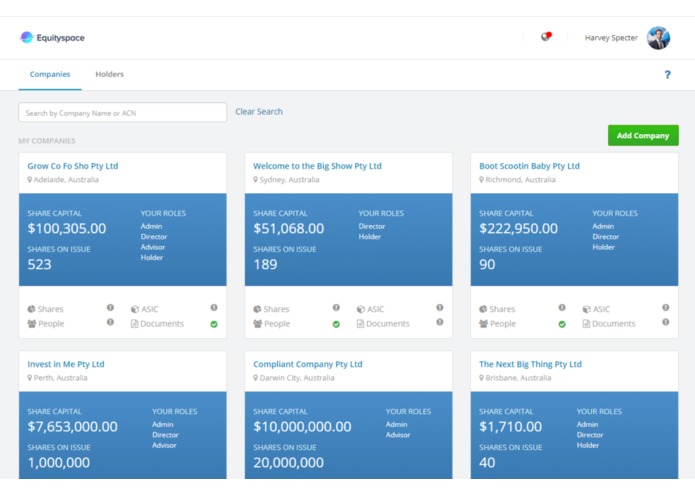 Equityspace – screenshot 2