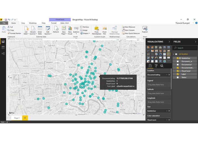 Bangkok Road Flooding Bot – screenshot 4