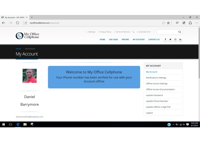 My Office Cellphone – screenshot 2