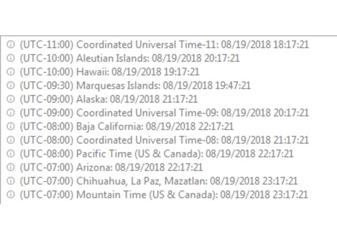 Get current Time in All countries  – screenshot 1