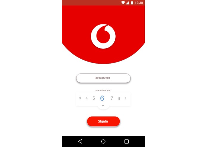 vodafone  ideathon – screenshot 2