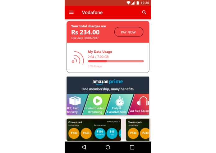 vodafone  ideathon – screenshot 3