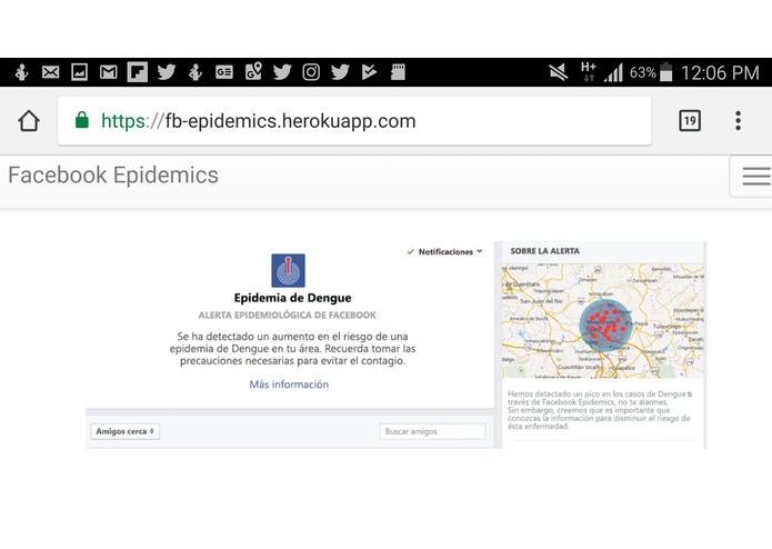 81 - Facebook epidemics – screenshot 1