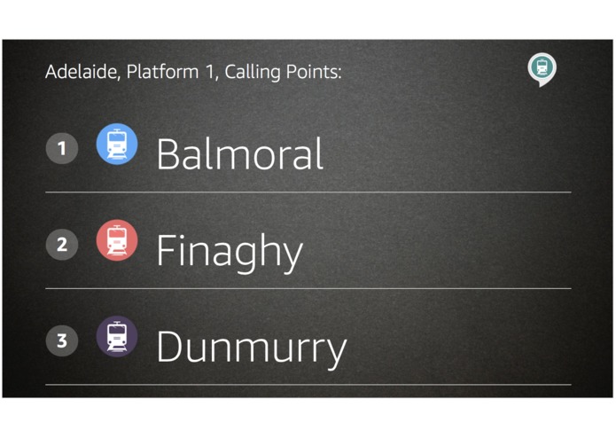 Translink train times in Northern Ireland – screenshot 5