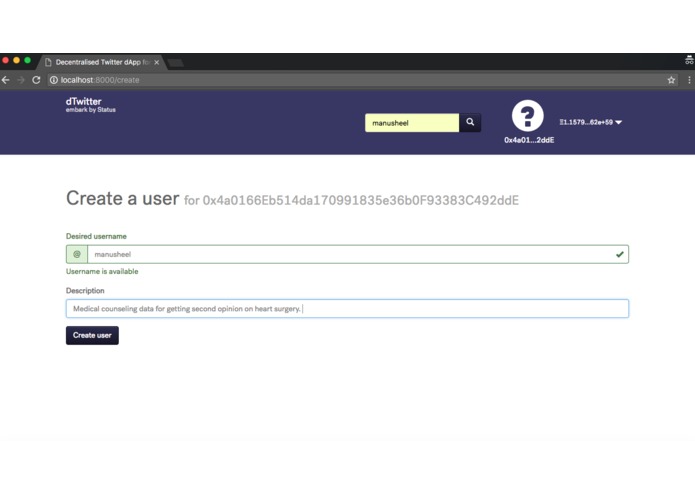 Extending Health Counseling Portal with SocialCalc, ML – screenshot 1