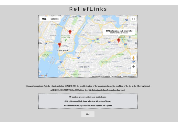 ReliefLinks – screenshot 1