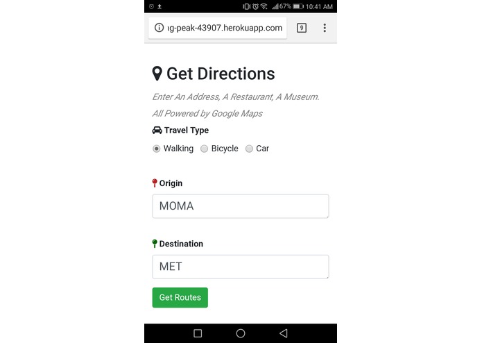 Safe Route – screenshot 2
