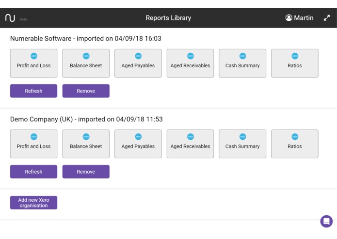 Numerable - financial reports for humans – screenshot 1