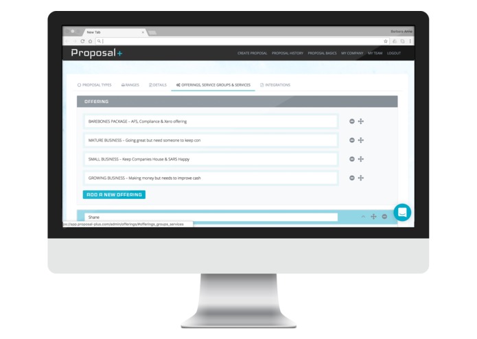 Proposal + – screenshot 3