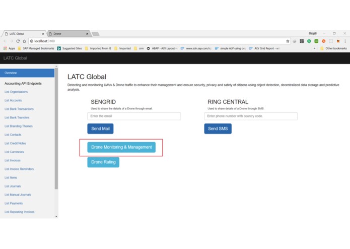 Accounting software for Drones in logistics services – screenshot 1