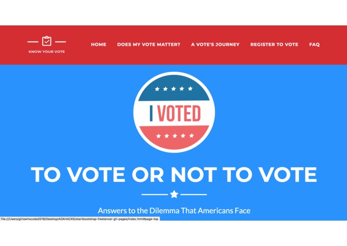 Team Squad - Know Your Vote – screenshot 1