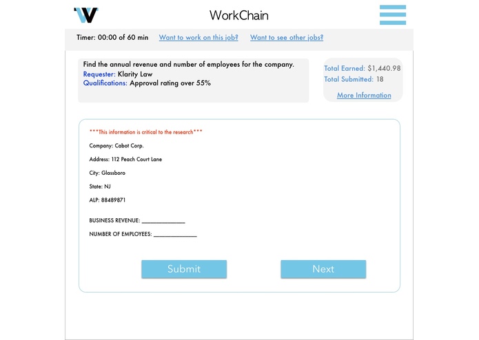 Workchain – screenshot 2