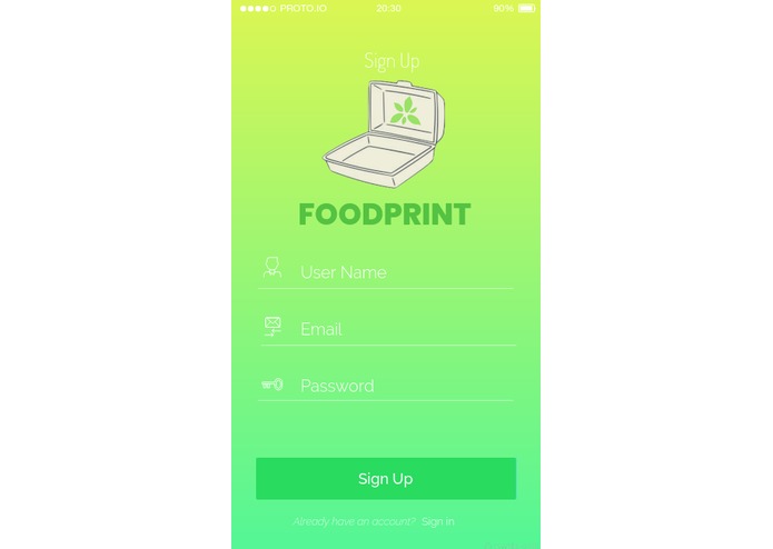 FoodPrint – screenshot 3
