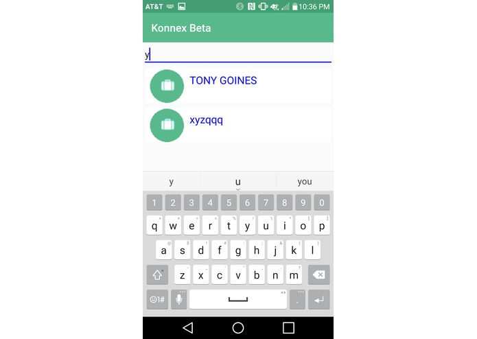 Face network scan – screenshot 1