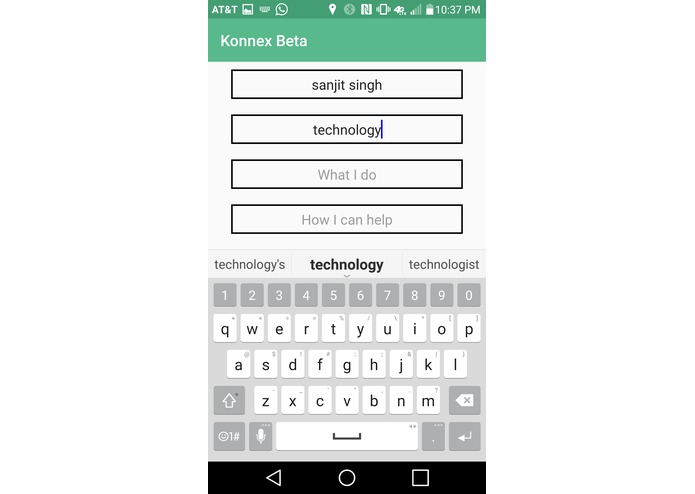 Face network scan – screenshot 3