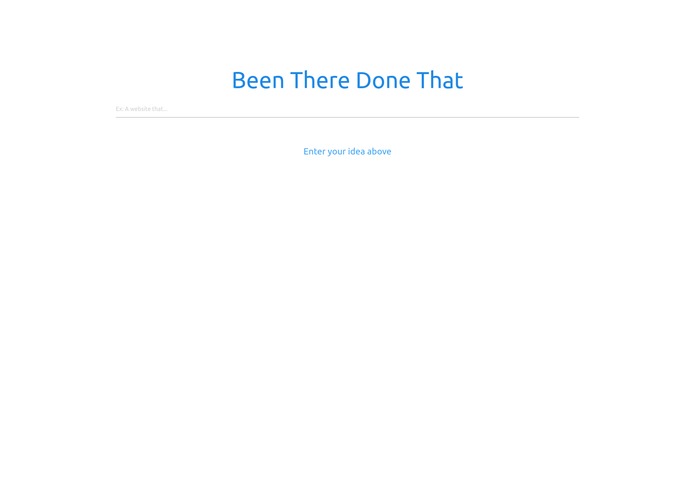 Been There Done That – screenshot 1