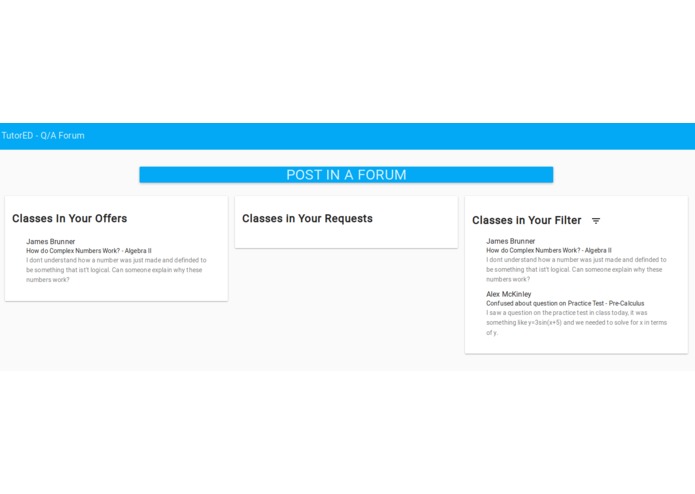 TutorEd – screenshot 2