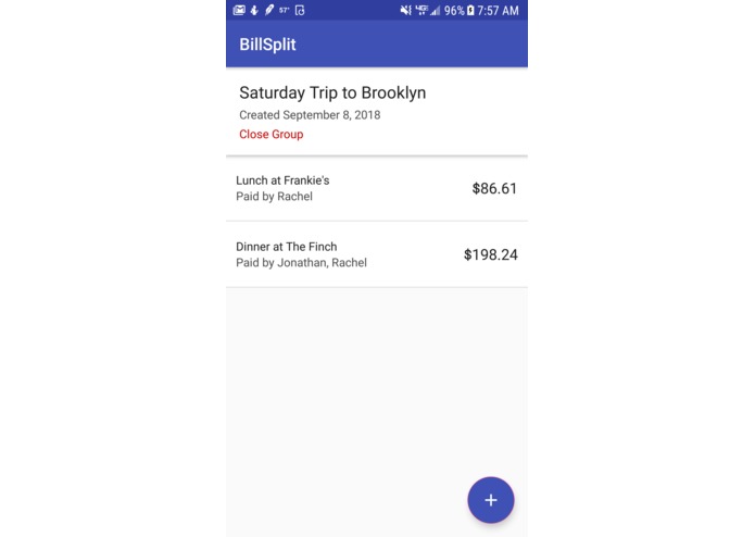 BillSplit – screenshot 2