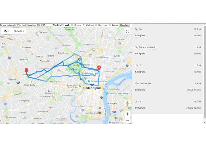 CleanRoute – screenshot 5