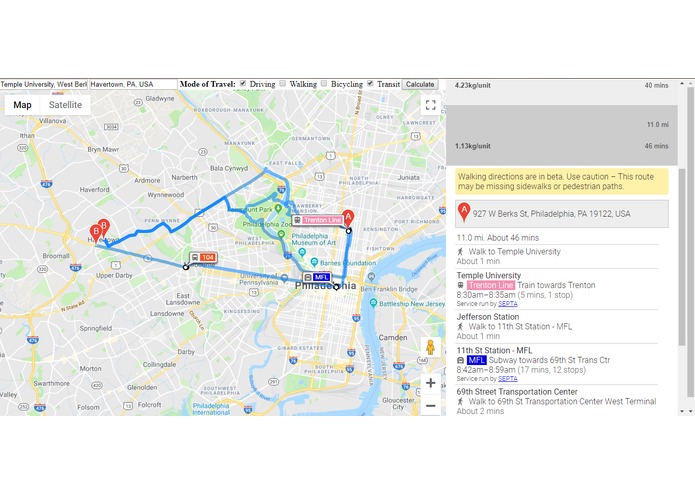 CleanRoute – screenshot 6