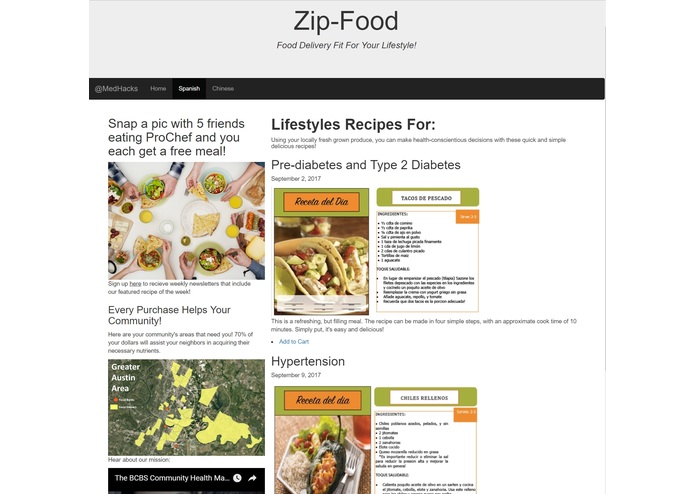 ZipFood – screenshot 1