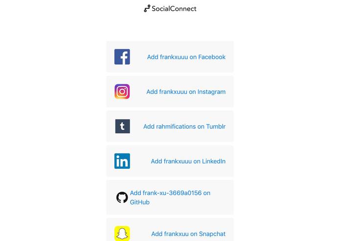 Social Connect – screenshot 1