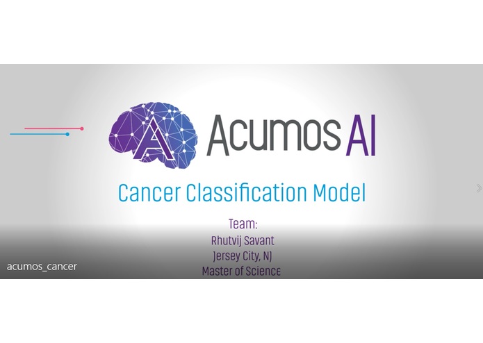 Cancer Classification – screenshot 1