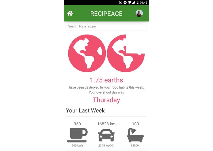 Recipeace – screenshot 1