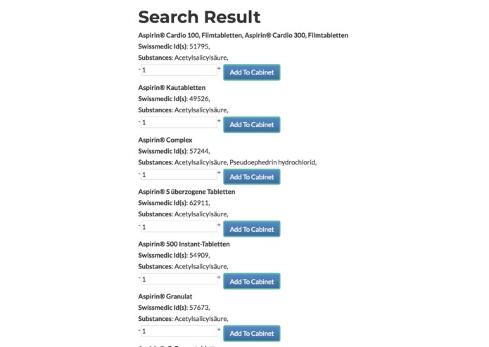 MediApp – screenshot 1