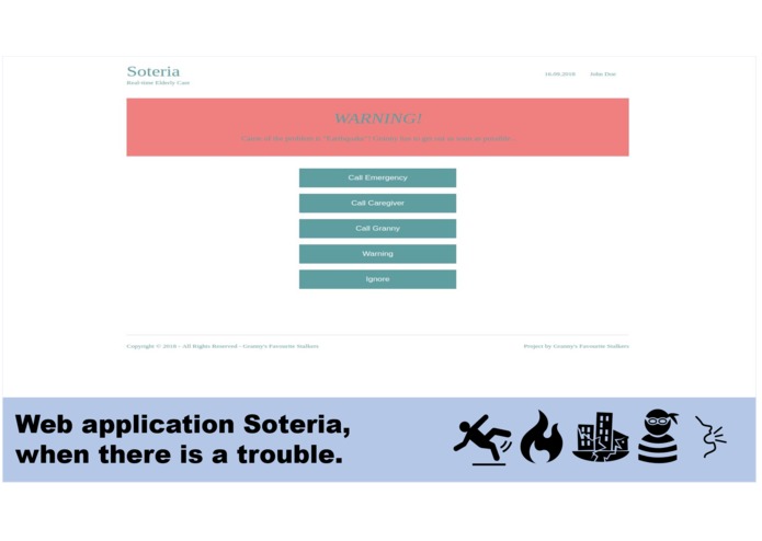 Soteria: real time elderly care service – screenshot 4