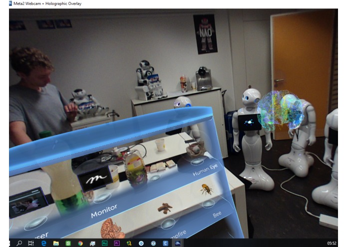 AR Drag & Drop all hack API onto Robots group interact – screenshot 1