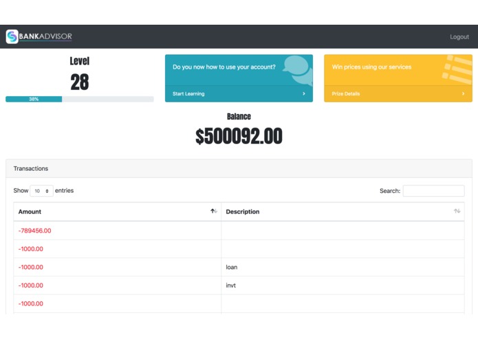 BankAdvisor – screenshot 1