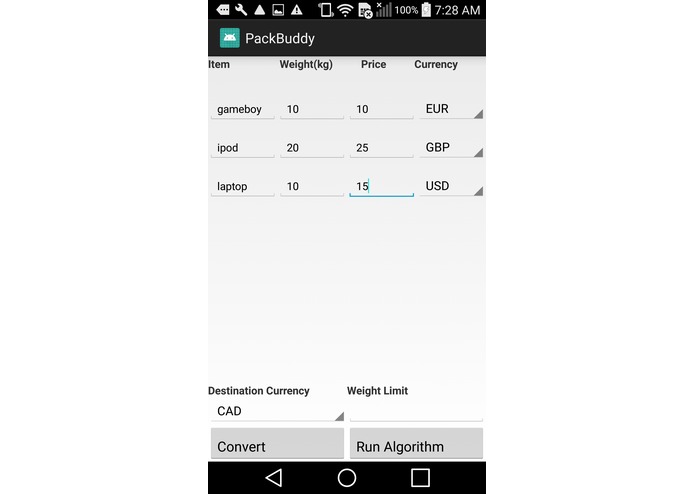 PackBuddy – screenshot 1