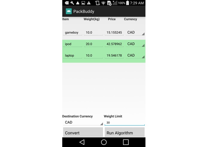 PackBuddy – screenshot 2
