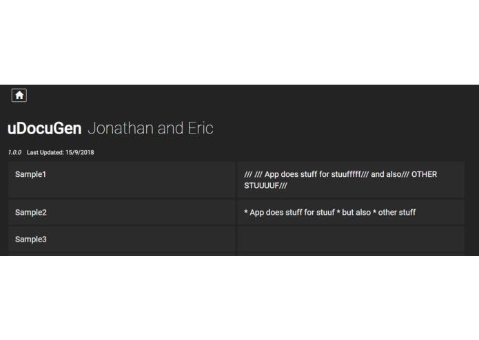 uDocuGen – screenshot 1
