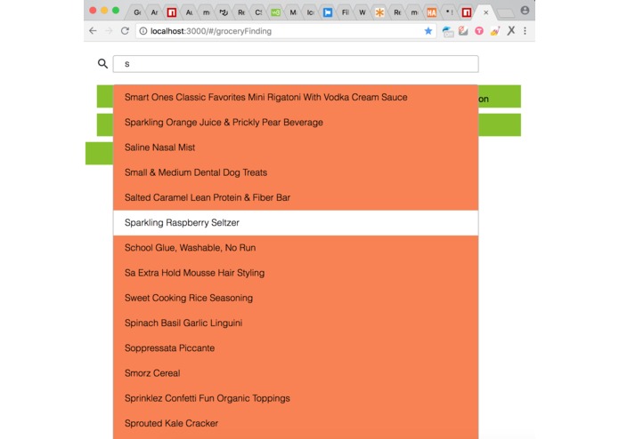 GroceryFinder – screenshot 2