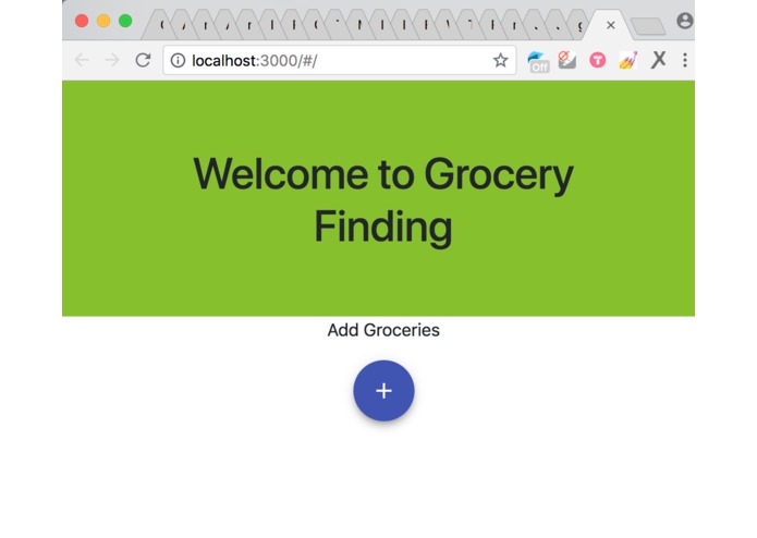 GroceryFinder – screenshot 1
